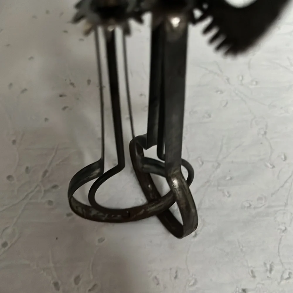 Vintage A&J Egg Beater Kitchen Collectible Patent Dated 1923, all metal, works